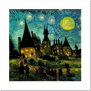 Starry Night Over Godric's Hollow Posters and Art